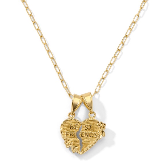 Vanessa Mooney Best Friends Necklace 14K Gold Dipped